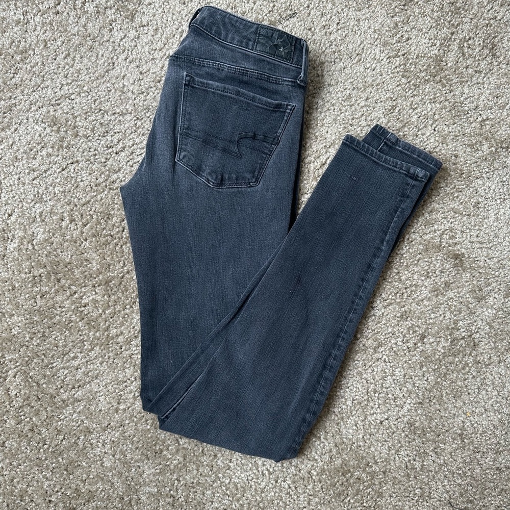 American Eagle Outfitters Black Skinny Jeans size 0